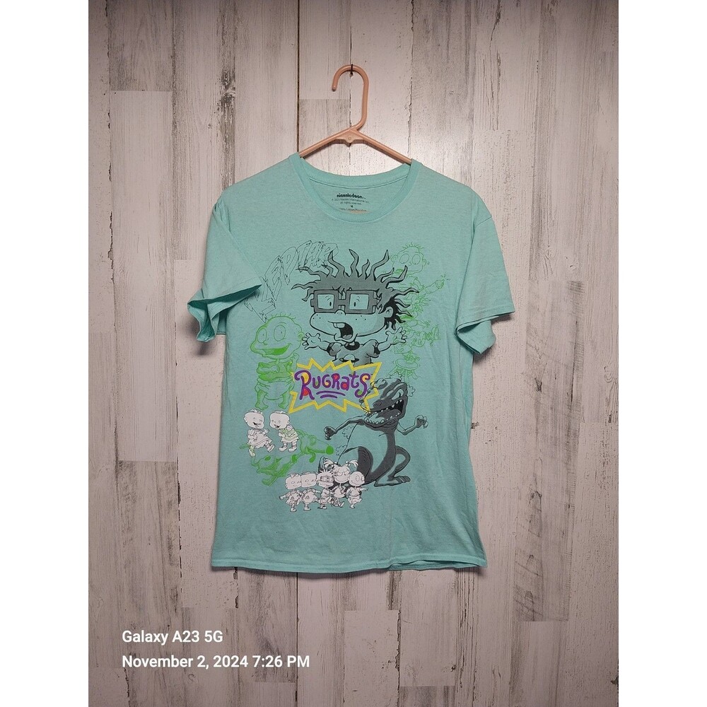 Nickelodeon- Rugrats Lic. OOP Blue T-Shirt- Medium